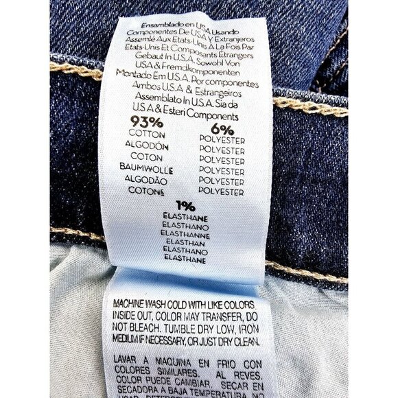 Mother Size 26X27 Women's The Cha Cha Fray Girl Crush Blue Denim Flare Jeans USA - Picture 8 of 14